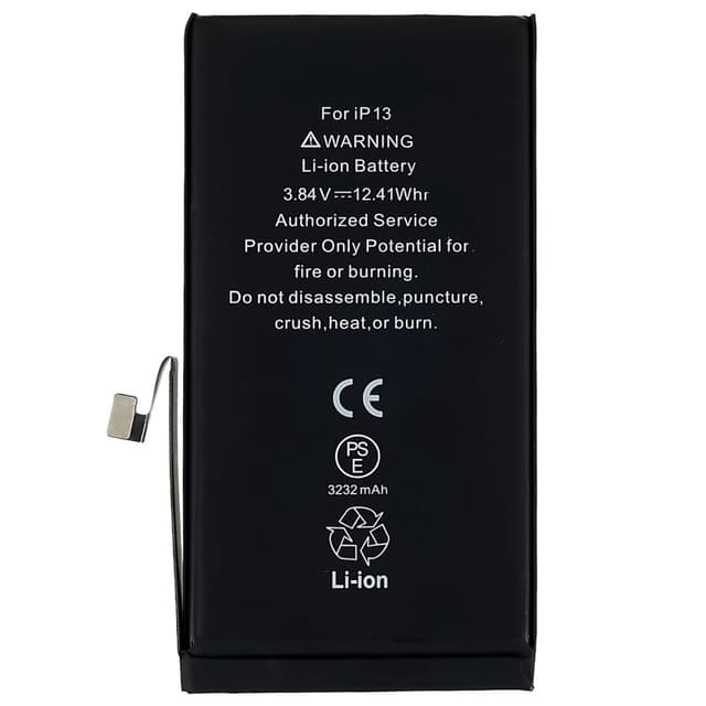 Til iPhone 13 3.84V 3232mAh genopladeligt Li-Polymer batteri