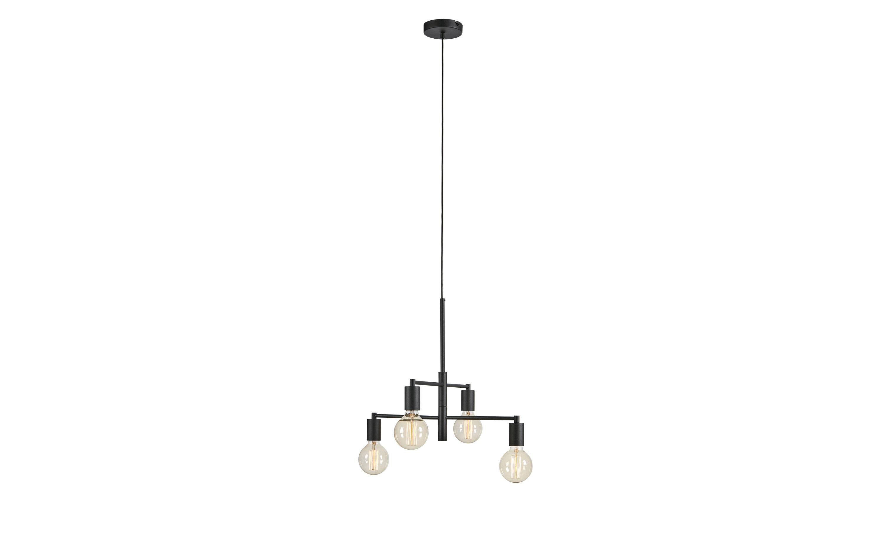 Pendelleuchte Cielo 4L, 4 x E27, Sandy Black<br>Hängelampe