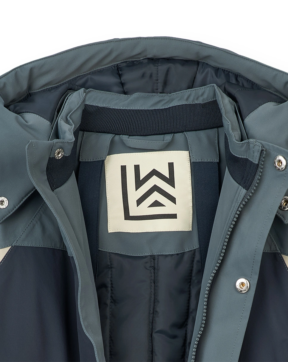 Schneeanzug SUNE in whale blue