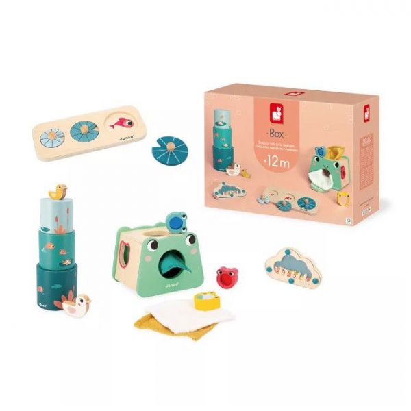 Janod Caixa 4 Brinquedos  12M