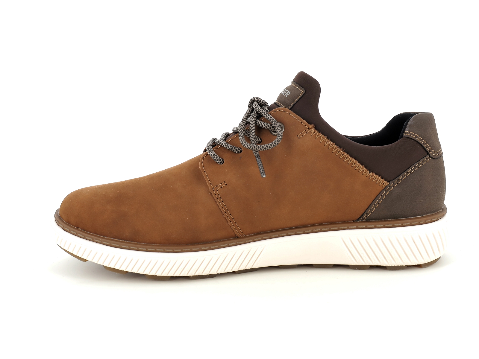Rieker-B3355 Cuir Marron Foncé