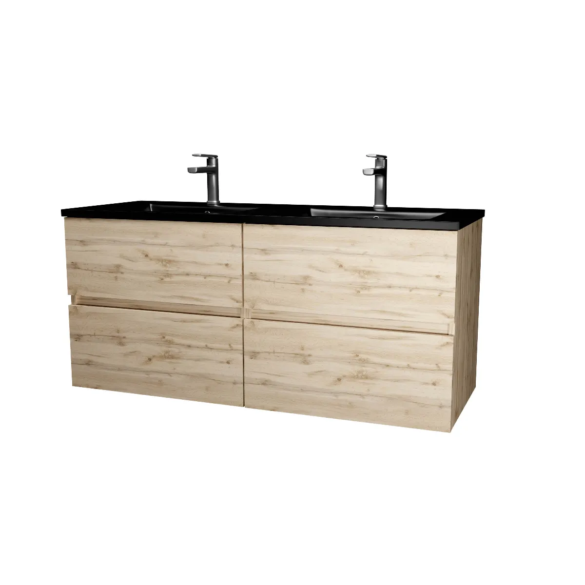 AURLANE TIMBER - Meuble salle de bain 120 cm