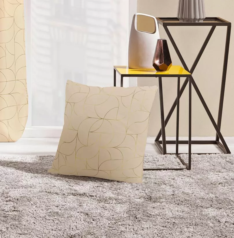 Coussin carré (60 x 60 cm) Louxor Beige