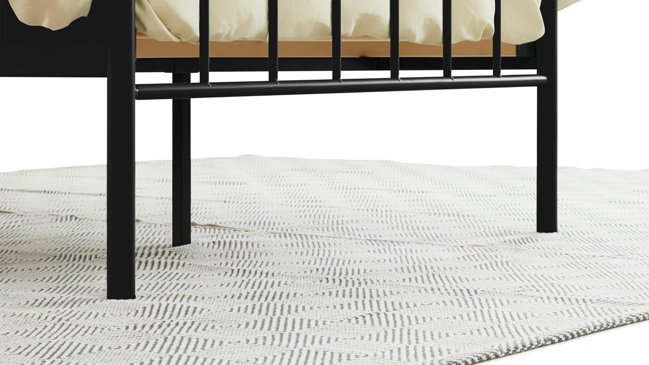 Bed Alex 1-persoons zwart