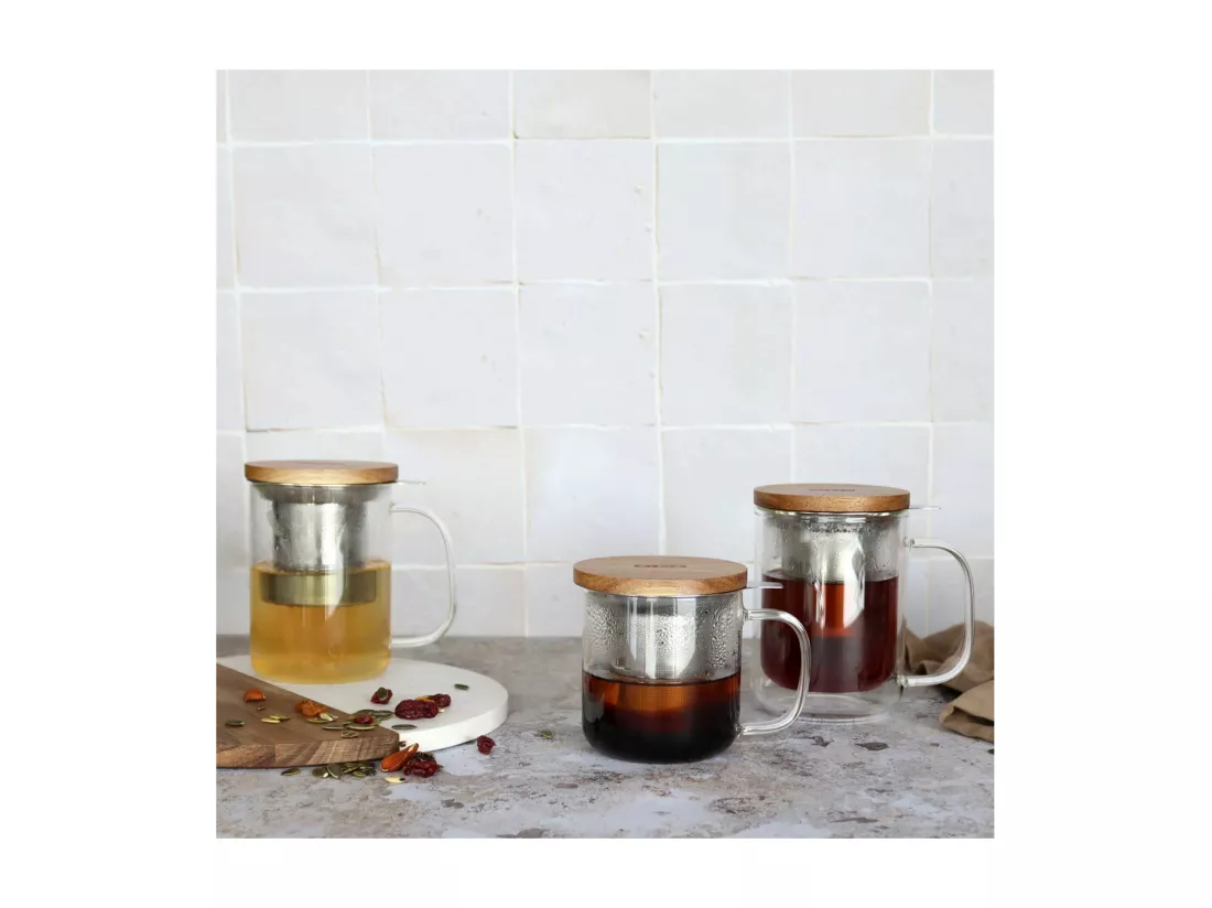 Ogo Living - Tisaniere Gustave En Verre Borosilicate 450 Ml Ogo