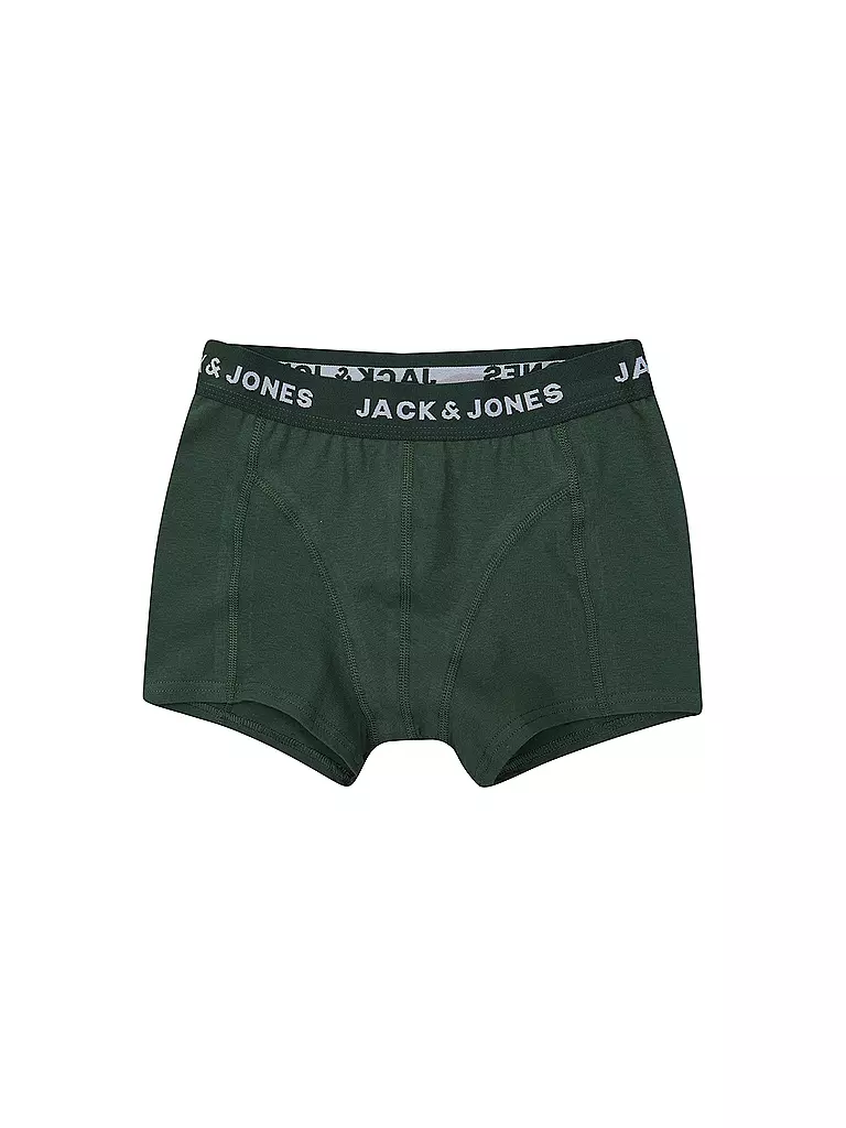 JACK & JONES Jungen Pants 3-er Pkg. JACKEX dark green/dark cheddar - ensign bl dunkelgrün