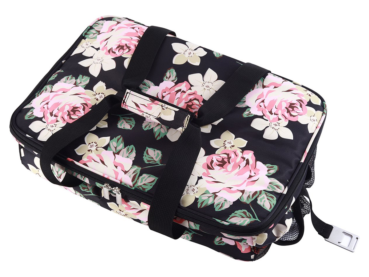 Packaway 30 liter geïsoleerde koeltas - Black Flower