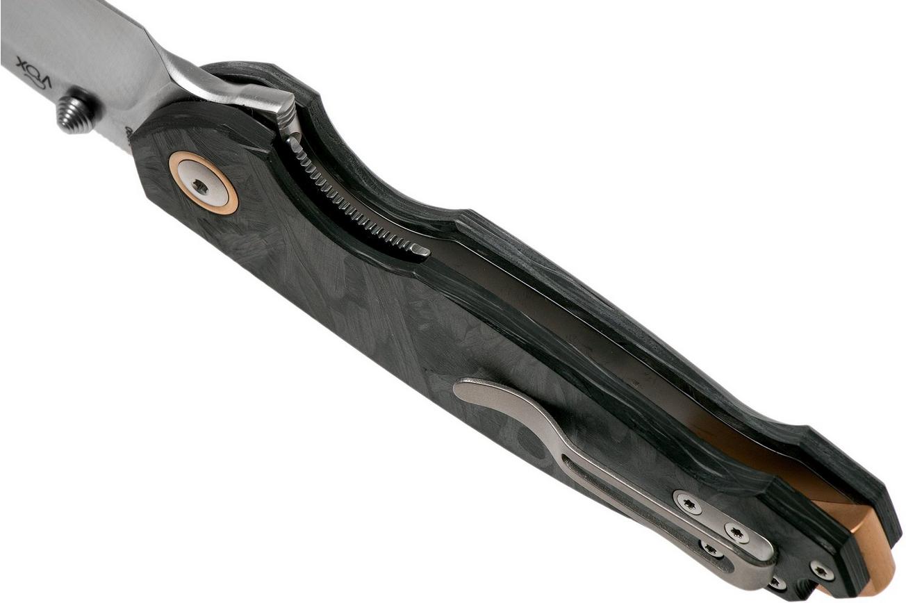 Viper Katla V5980FCM Satin, Marbled Carbonfiber zakmes, Jesper Voxnaes design