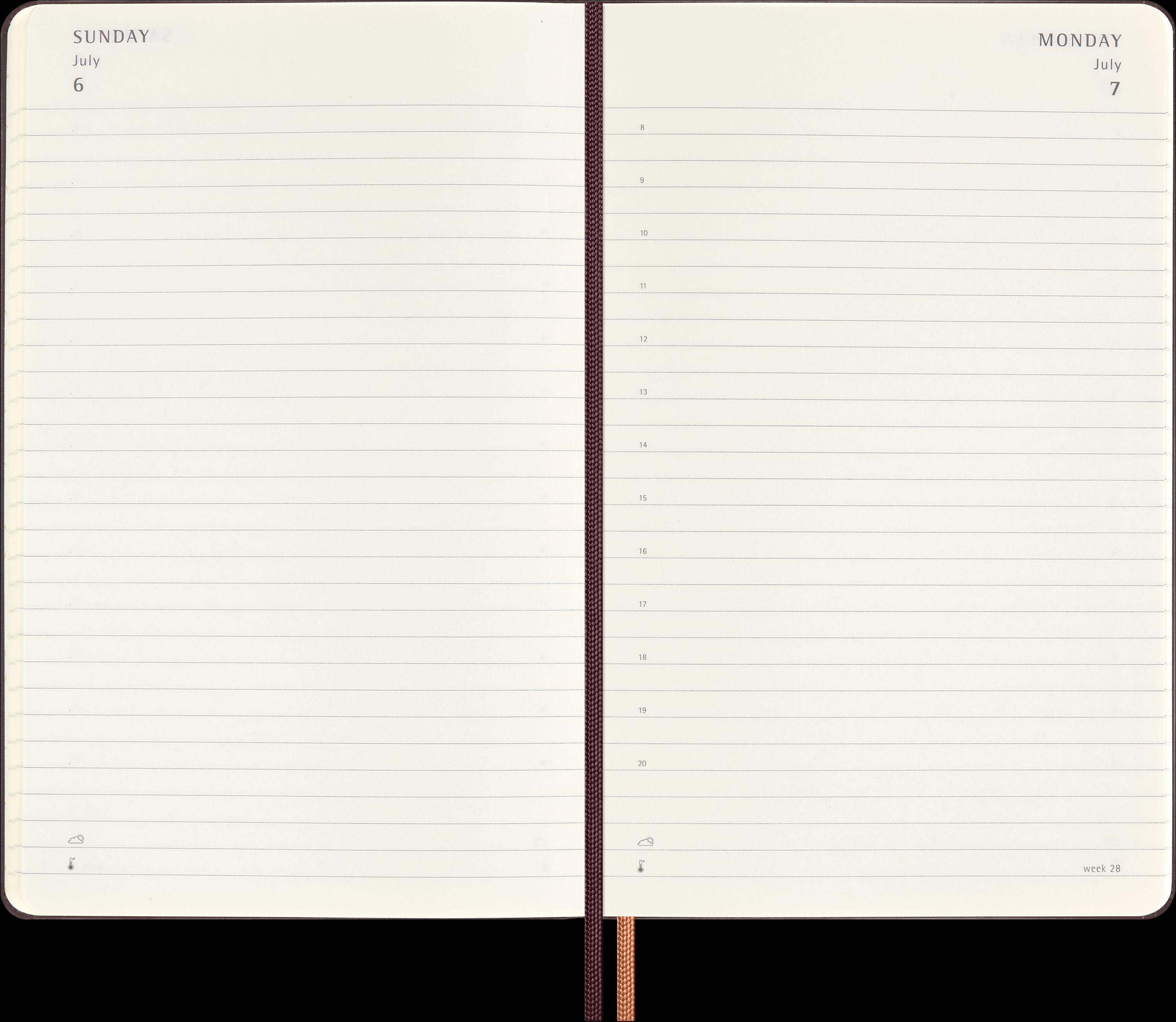 Moleskine Harry Potter Accio 12 Monate Tageskalender 2025, L/A5