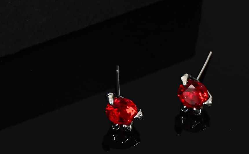 Lilafey - Strass-oorbel