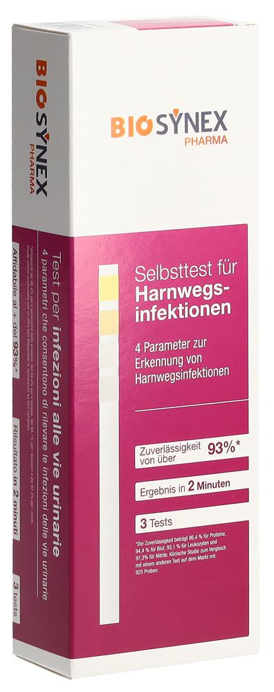 BIOSYNEX Selbsttest für Harnwegsinfektionen 3 Stk