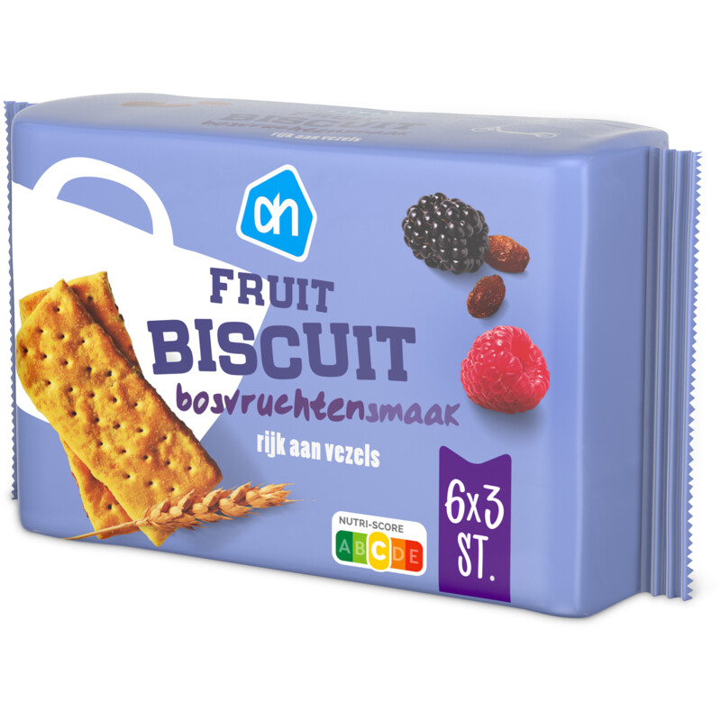 AH Fruitbiscuit bosvruchtensmaak