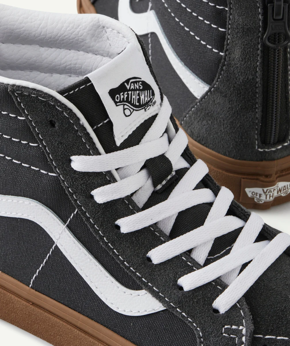 VANSBASKETS MONTANTES GRISES SK8-HI ZIP