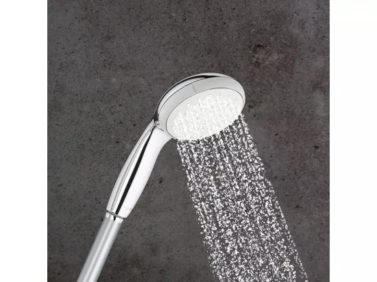 Pommeau de douche GROHE Quickfix Vitalio START Go 100 + nettoyant GrohClean