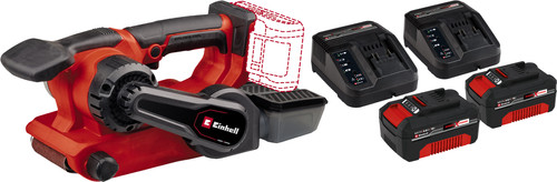 Einhell TP-BS 18/457 Li BL Solo 4,0 Ah Accu (2x) Starterspakket