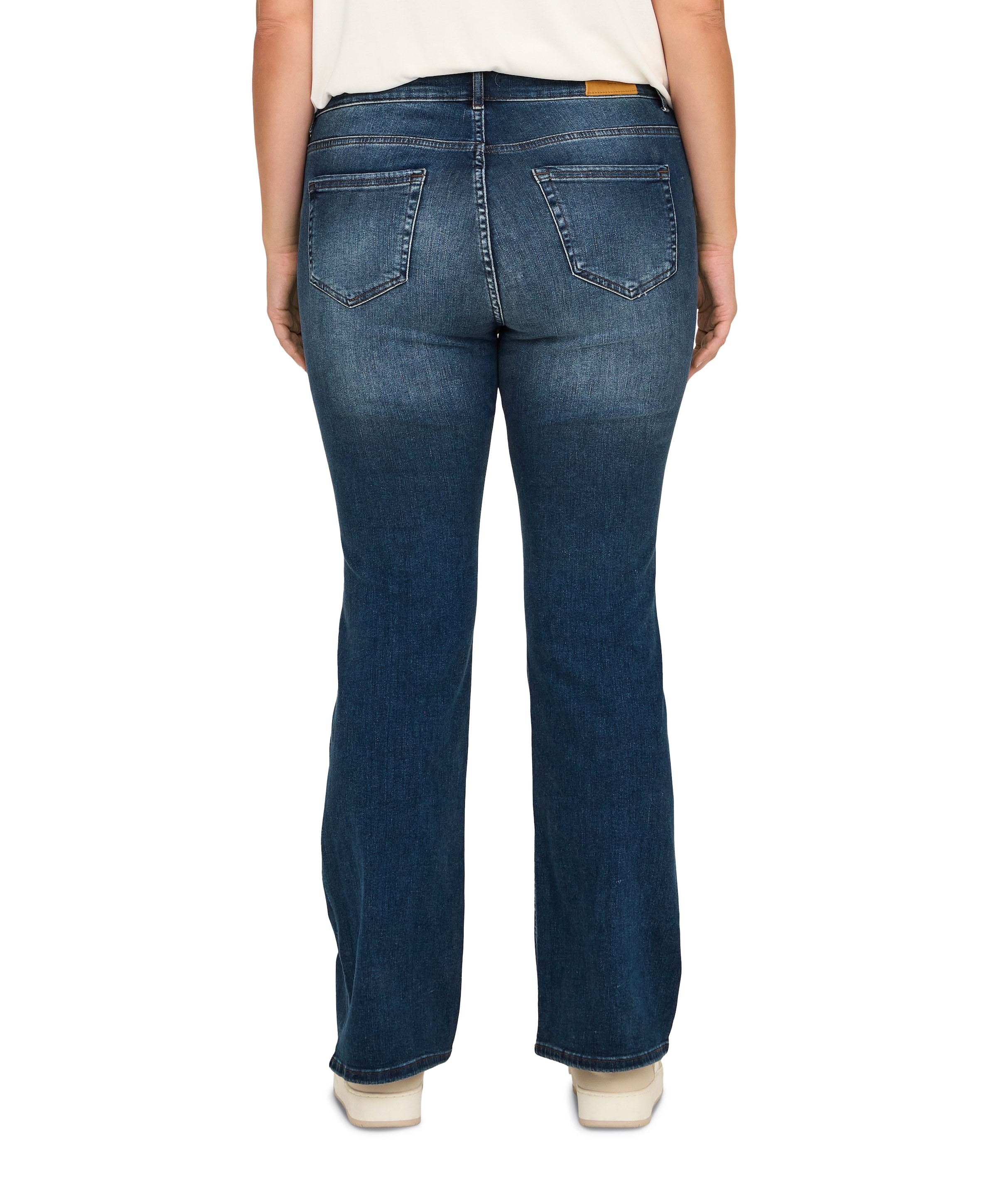 Only Carmakoma CARWILLY HW FLARED DNM TAI021 NOOS jeans blauw