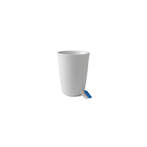 Royal Copenhagen Hvid Riflet Termokop, 39 cl