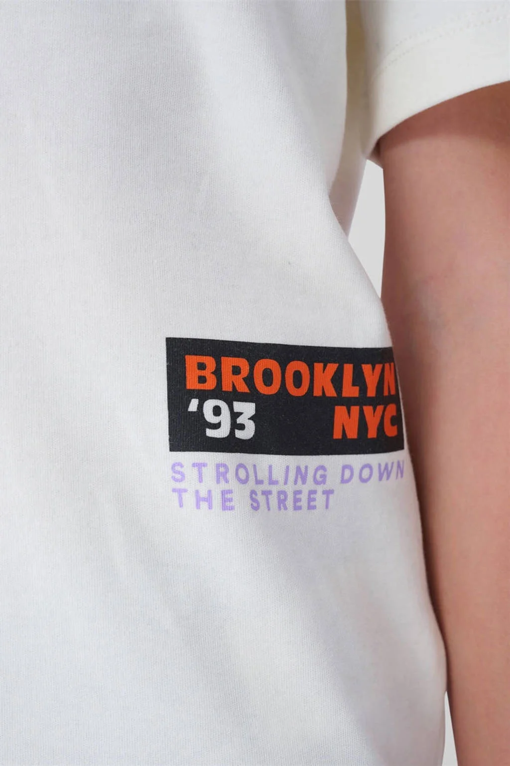 Shoeby T-shirt met tekst wit