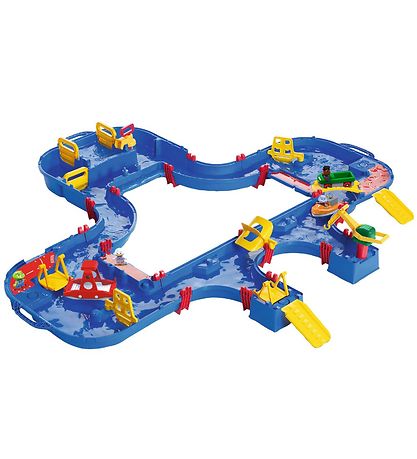 AquaPlay Wasserbahn - 62 Teile - 145x160 cm - MEGA Schleuse Set