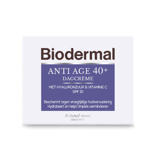 Biodermal Anti Age 40  Dagcrème met hyaluronzuur en vitamine C  - met SPF15 50ML