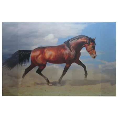 Loer & Schäfer Schreibtischunterlage mit Pferdemotiv 68 x 44 cm