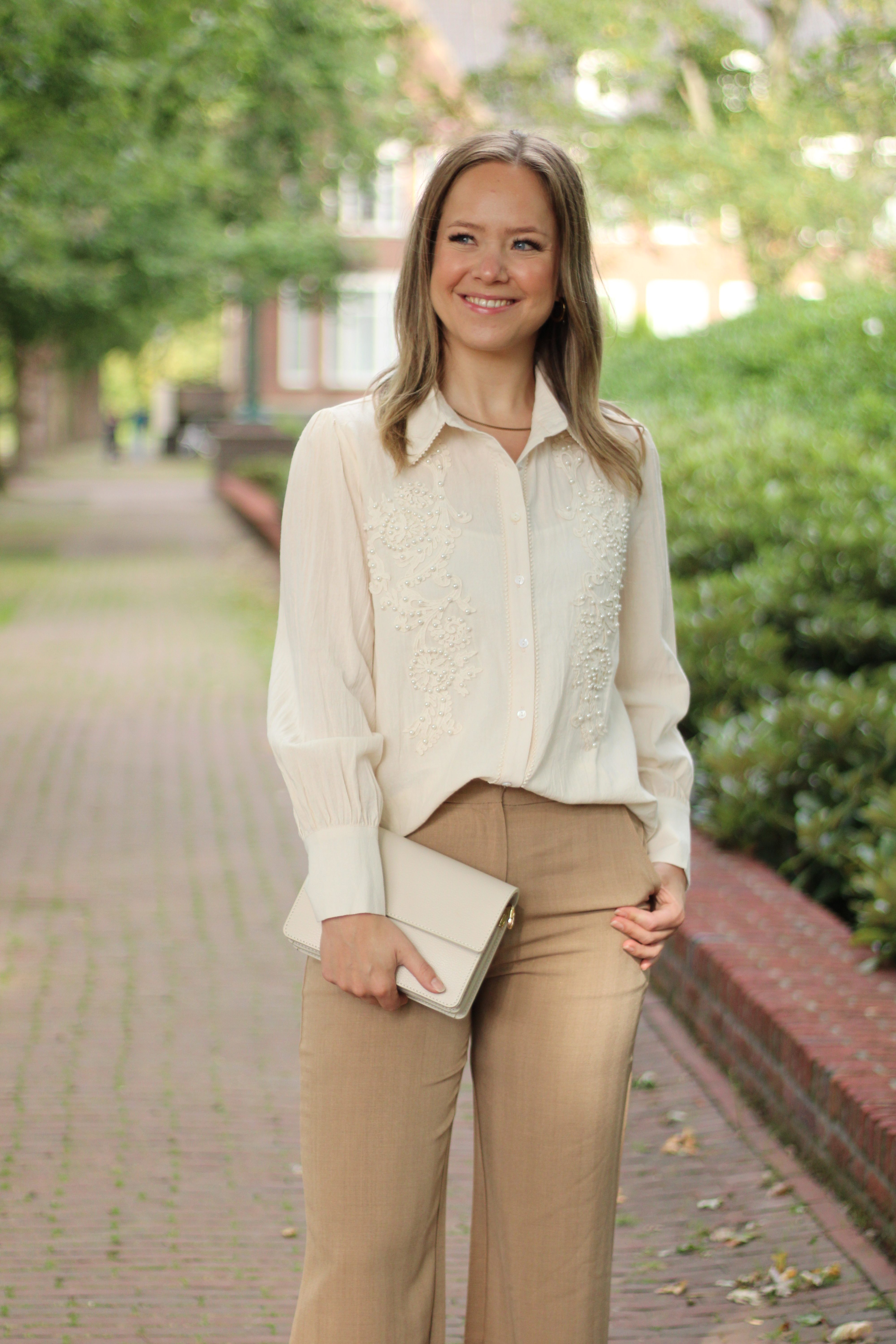 C&S The Label - Linsey Blouse - Cream