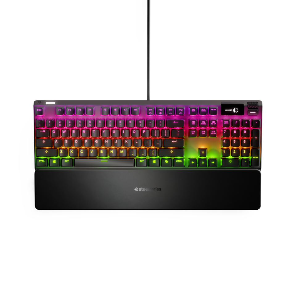 SteelSeries - Apex 7 Red Switch Gaming Keyboard - Red Switch - Nordic Layout