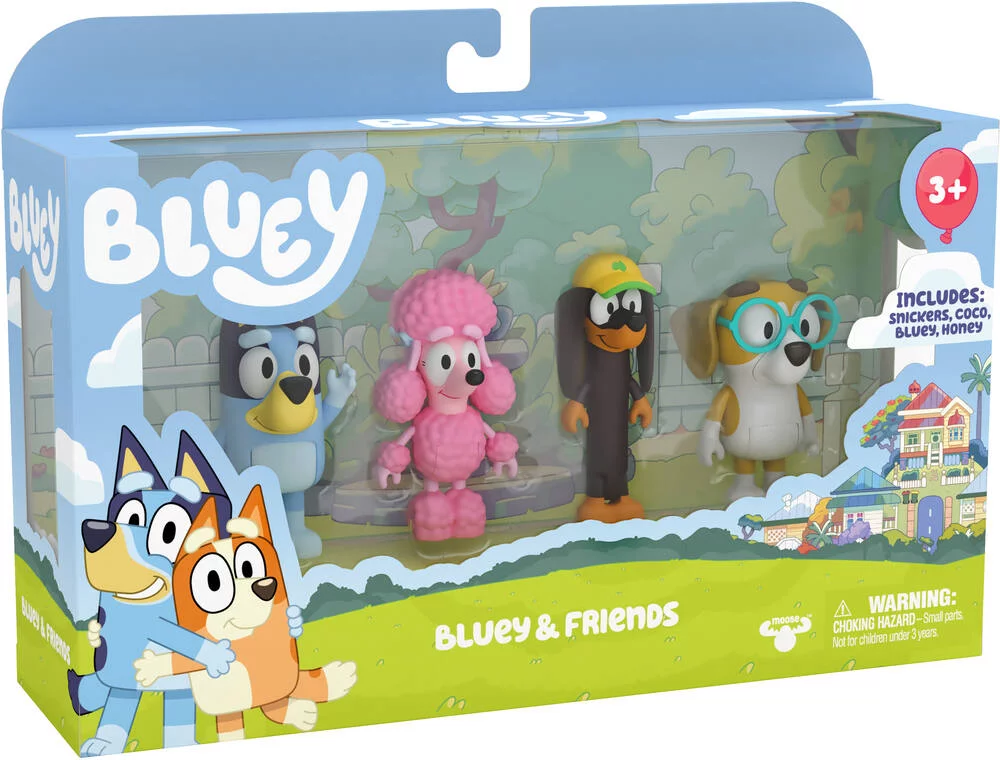 BLUEY - FIGURINE LES AMIS DE BLUEY