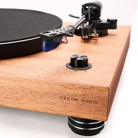 Argon Audio TT-4 MK2 – serieuze hi-fi platenspeler met fraaie afwerking Mahoniefineer
