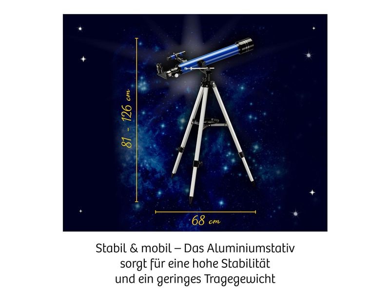 Kosmos Astro-Teleskop Refraktor-Teleskop für langfristige und intensive Beobachtungen von Natur und Sternenhimmel