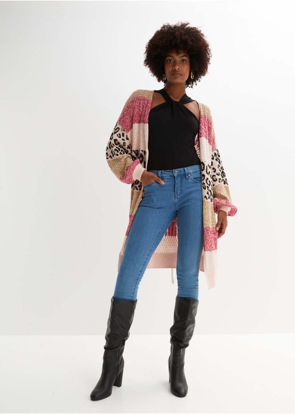 Gilet en maille oversized