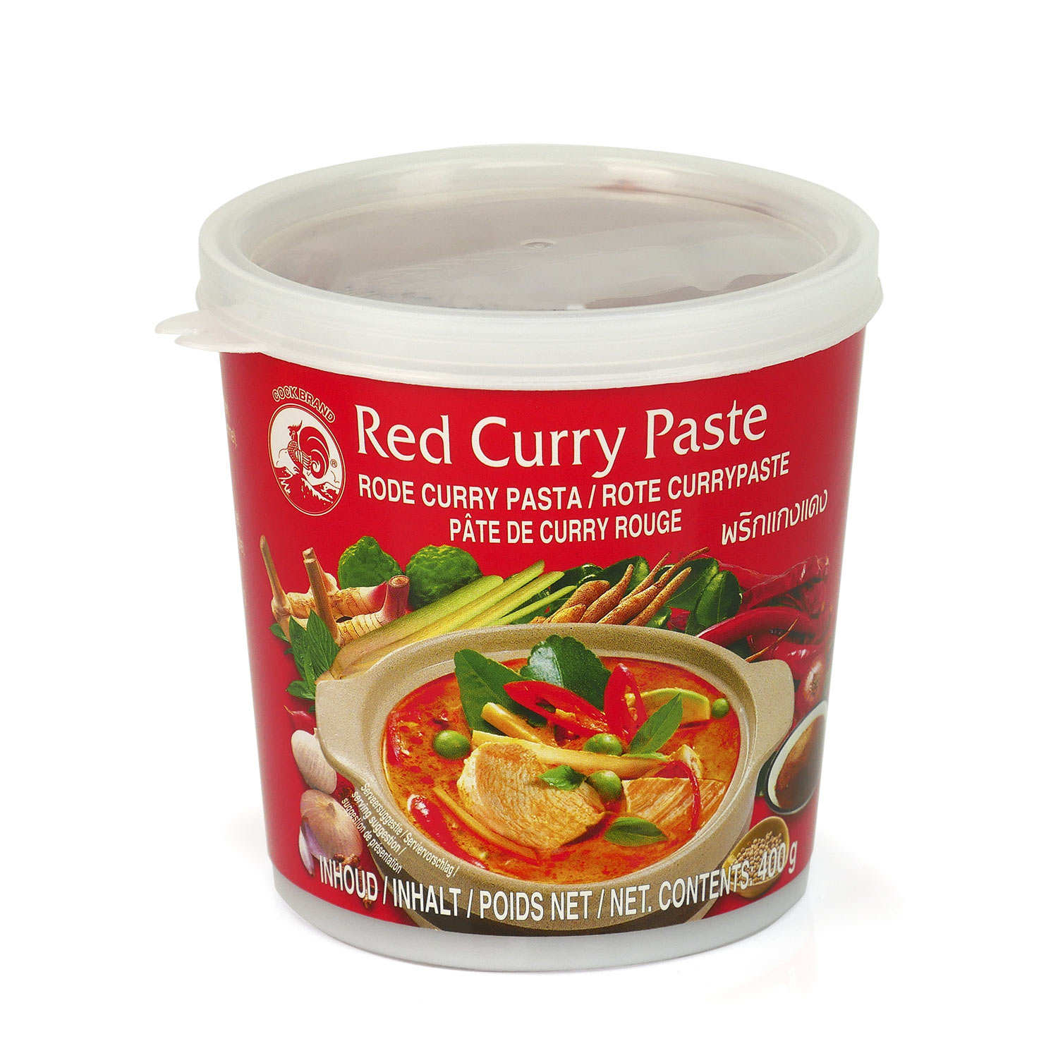 Pâte de curry rouge