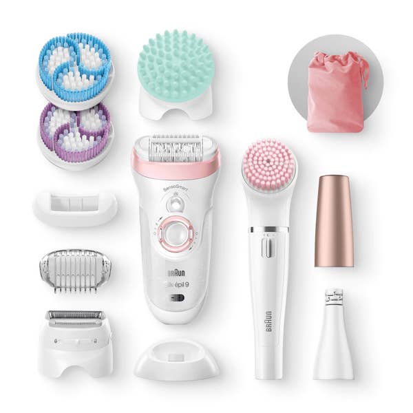 Braun Silk-épil Beauty-Set 9 9-985 Deluxe 7-in-1 Kabelloser Nass- und Trockenrasur Epilierer