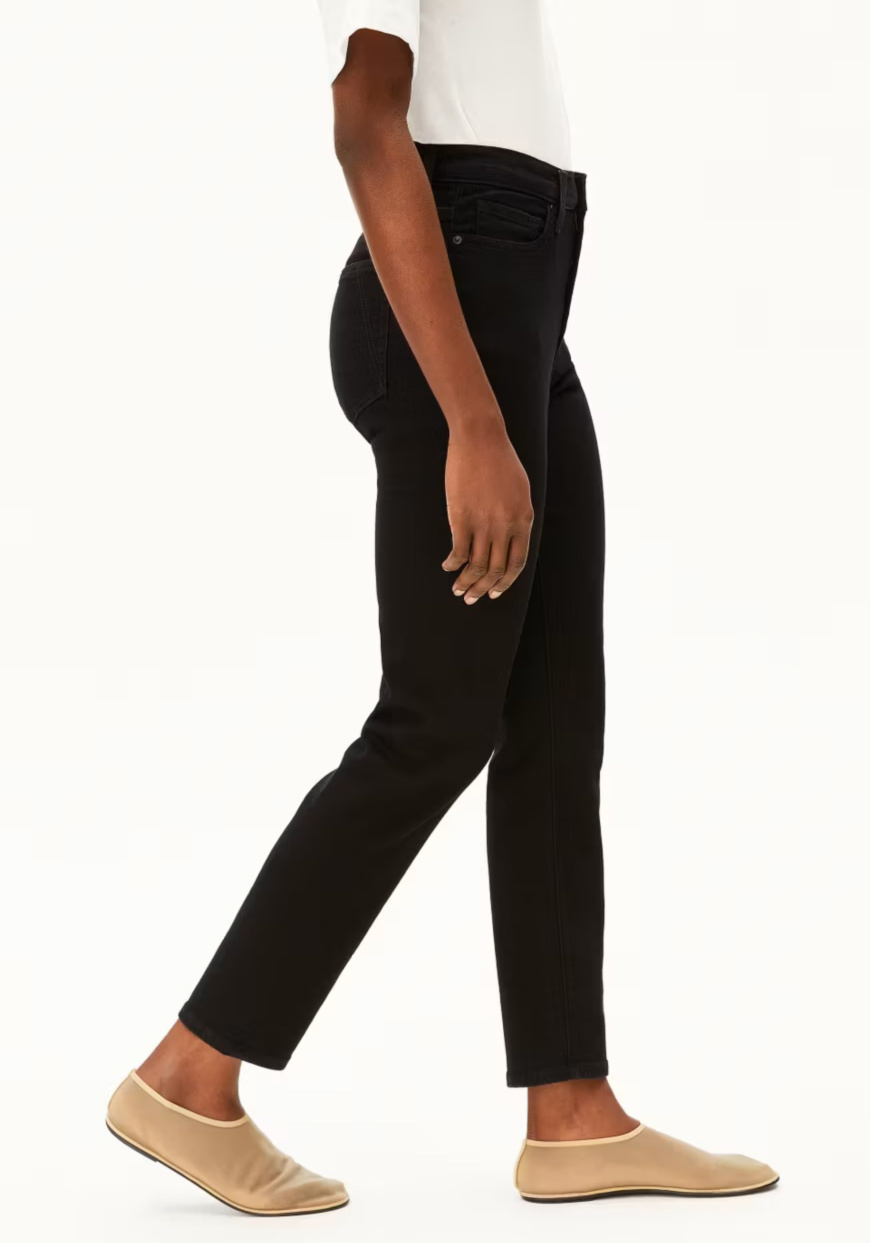 Armedangels Damen-Jeans Lejaani Rinse Black