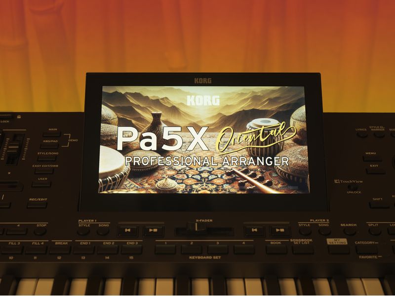 Korg Keyboard Pa5X 76 Oriental Keyboard mit 76 Tasten aus der Arranger-Serie