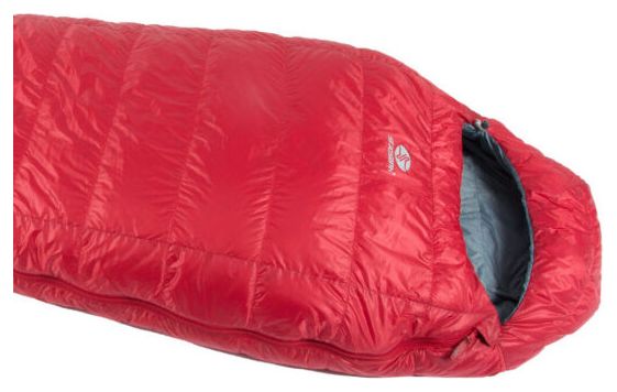 Sac de couchage momie SirJoseph trekking Rimo III 850-gauche 200 cm-Rouge
