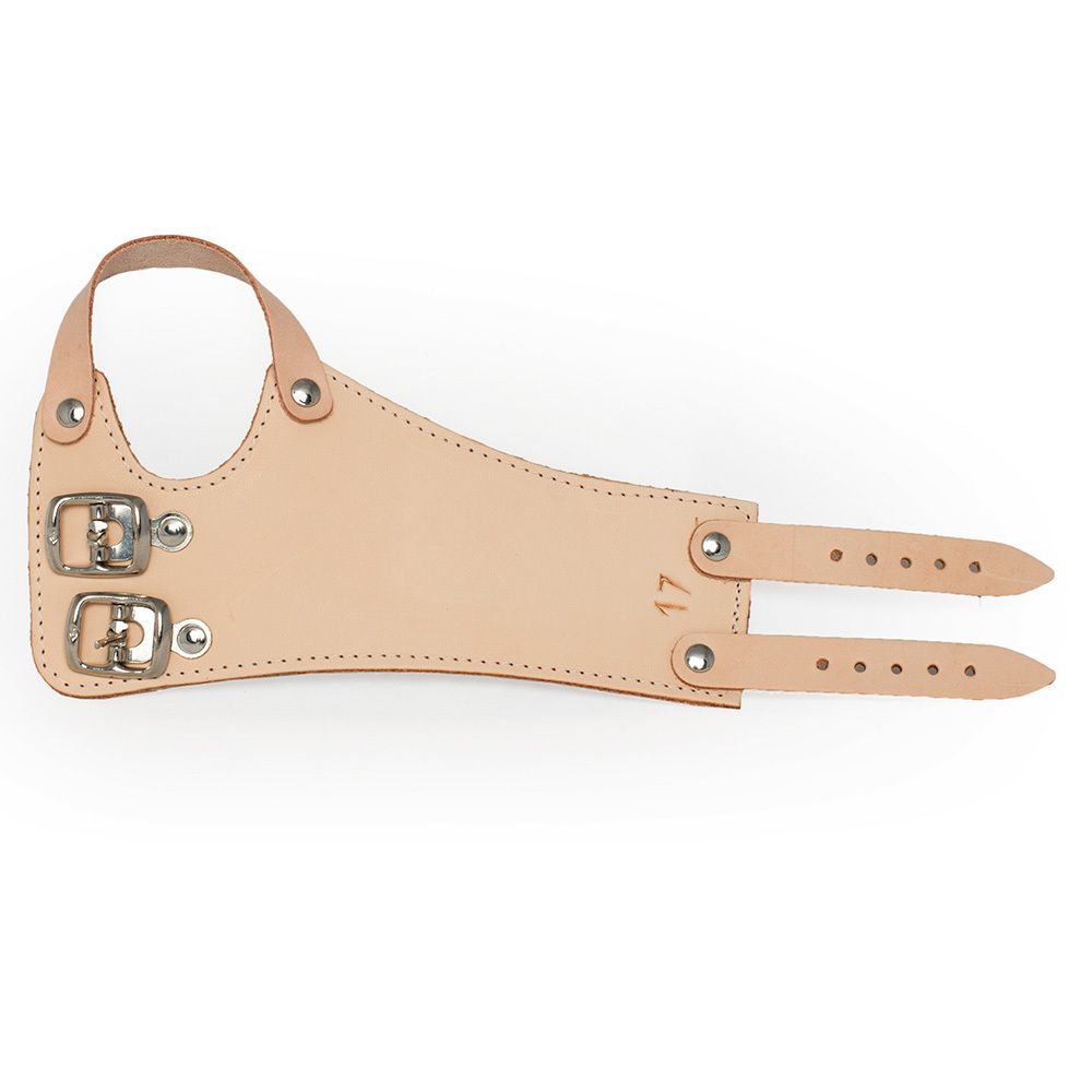 FRANK® Handgelenkriemen aus Leder mit 2 Schnallen Gr. 22 rechts