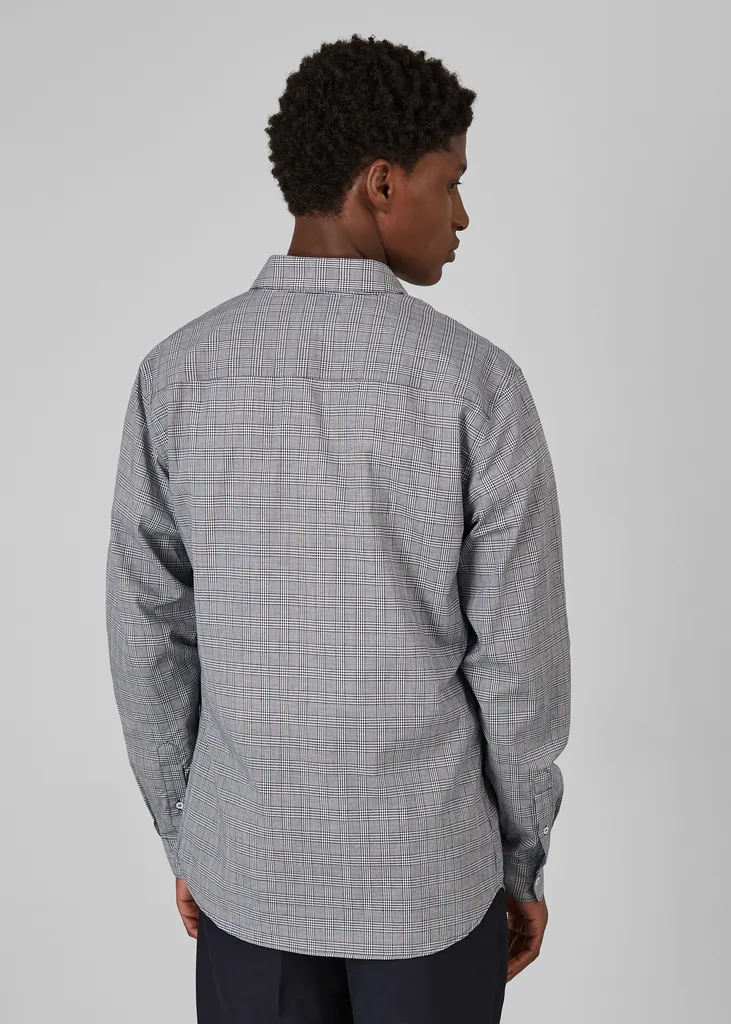 Chemise Prince de Galles en coton japonais L'Exception Paris