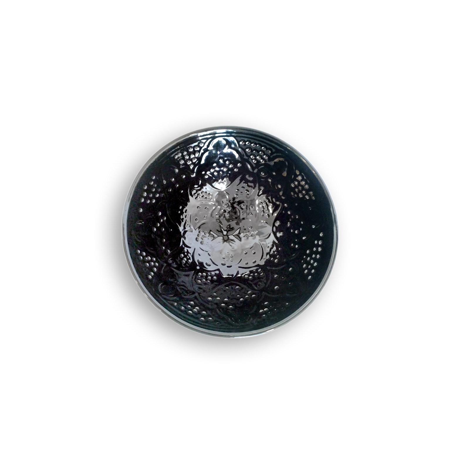 Zierschale schwarz, Ø 30 cm, H 12 cm von fischer's lagerhaus