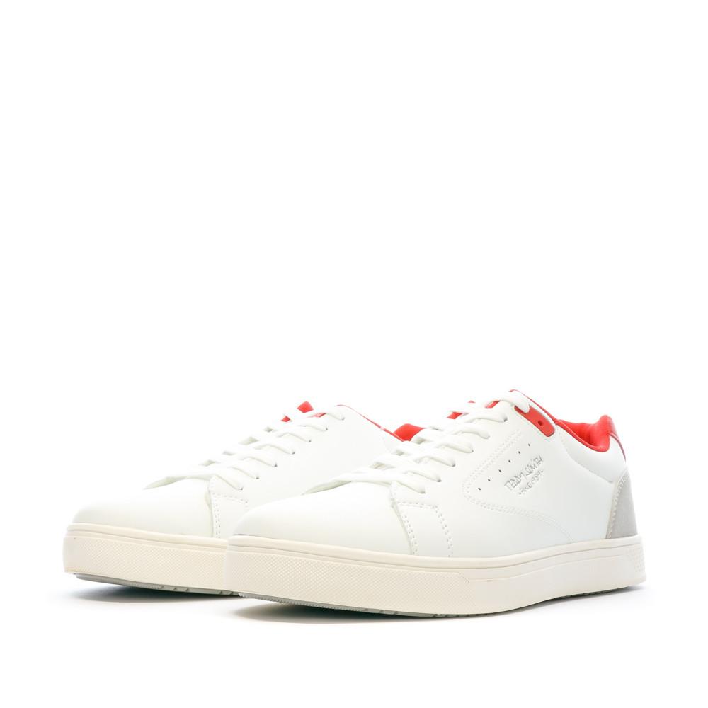 Teddy Smith Baskets Blanches/Rouge Homme Teddy Smith 1642