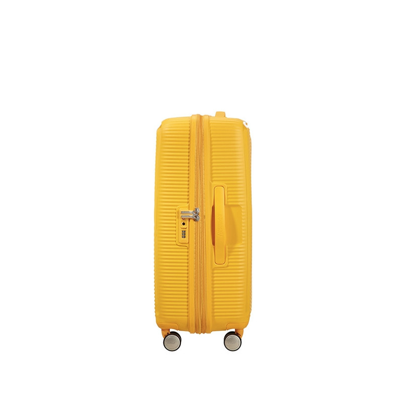 Valise rigide Soundbox Extensible 77cm Jaune