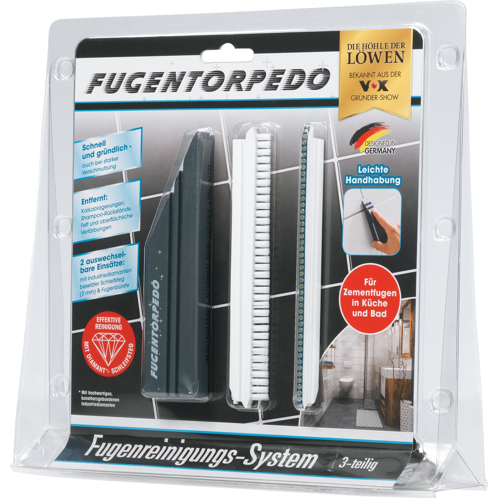 Fugentorpedo Reinigungsset 3-teilig