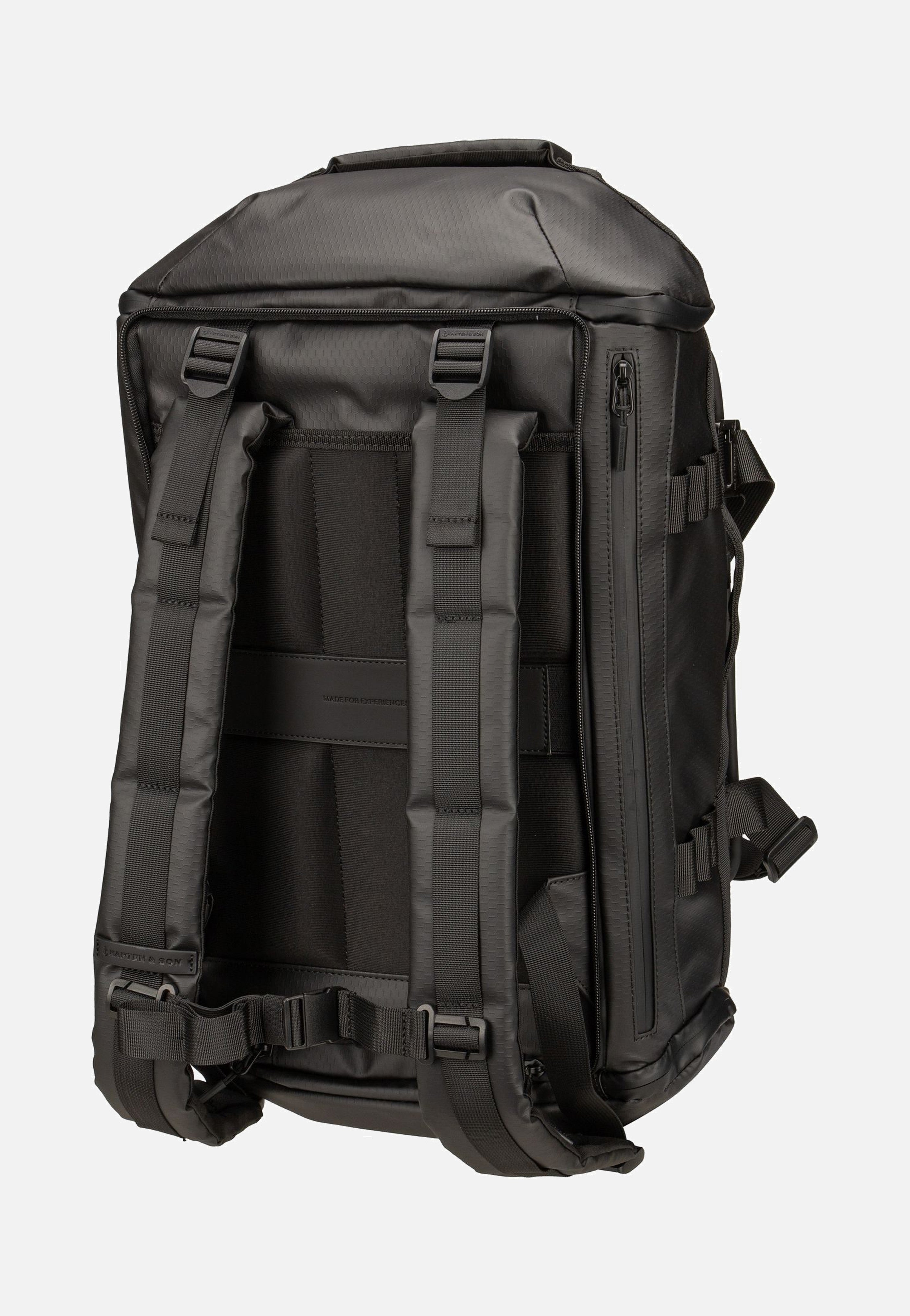 Lisbon Duffle Backpack S All Black - Rucksack