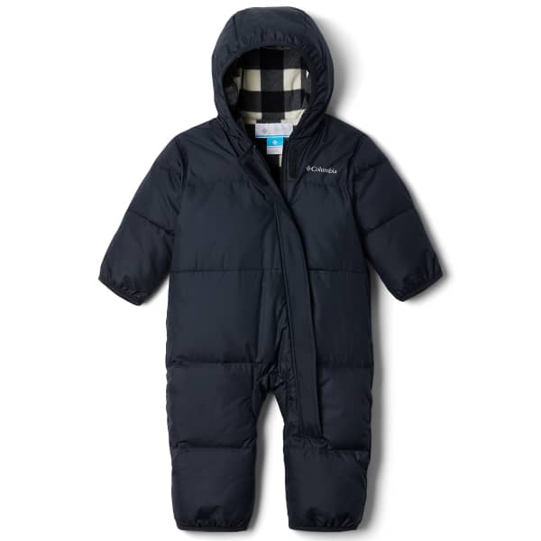 Combinaison de ski COLUMBIA SNUGGLY BUNNY II BUNTING BLACK/CHALK CHECK