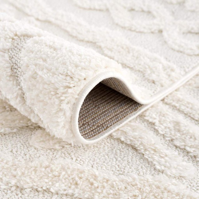 Carpet City Hochflor-Teppich »Focus 3382« rund 20 mm Höhe Boho-Teppich, Hochtief-Muster/ 3D-Effekt, für Wohnzimmer, Schlafzimmer