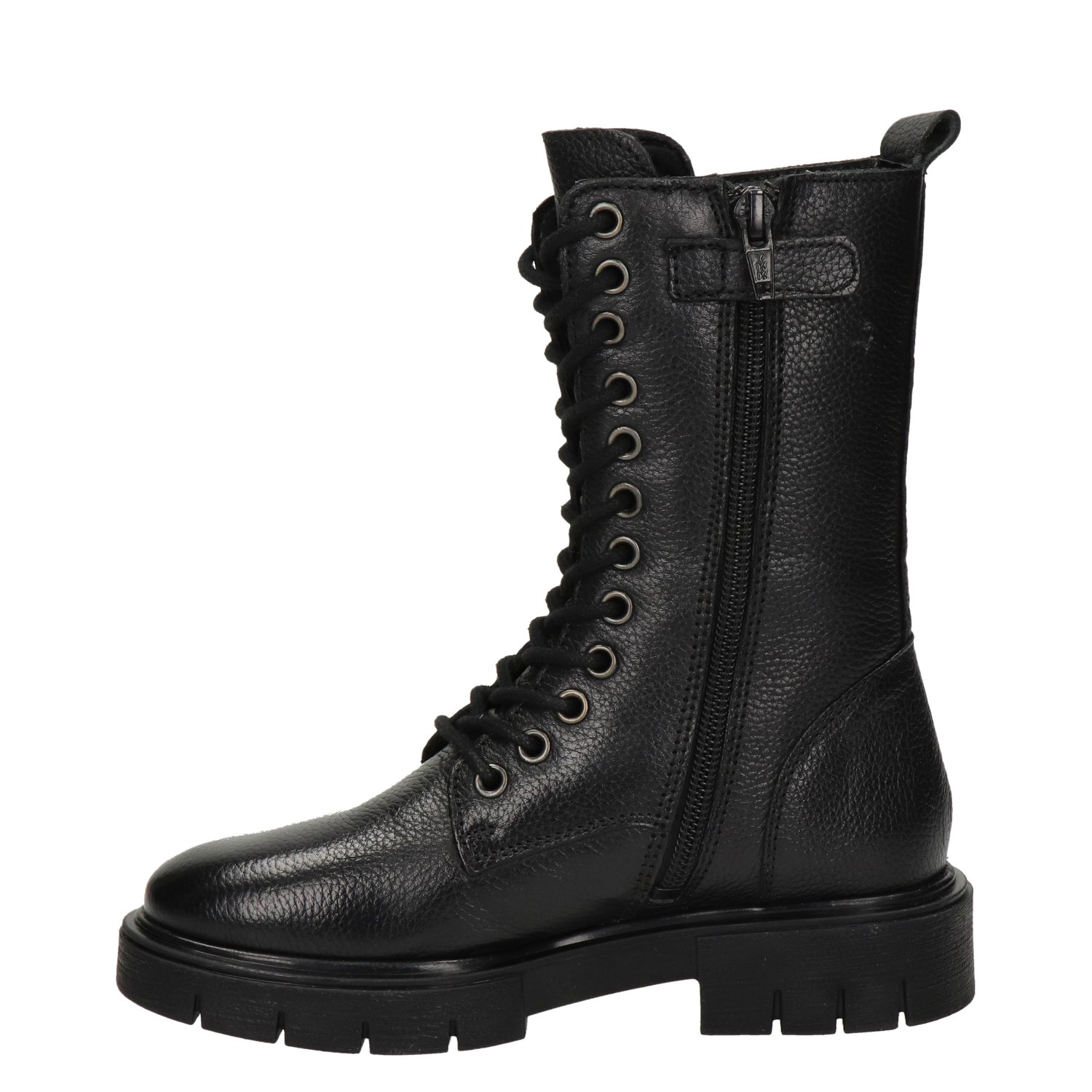 Kids meisjes veterboot Nelson Kids Zwart
