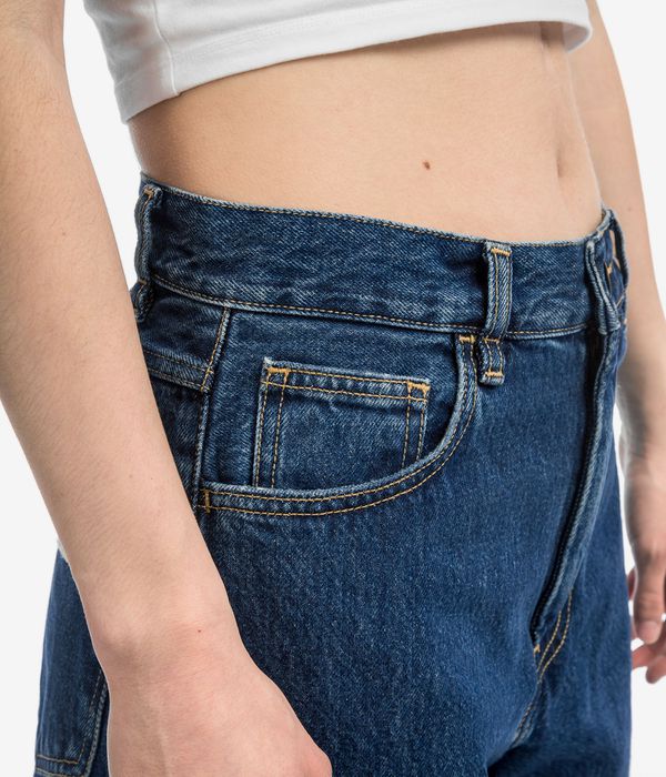 Carhartt WIP W' Brandon Pant Smith Jeans women (blue stone washed) online kaufen | skatedeluxe
