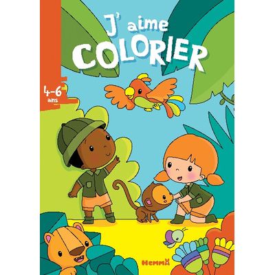 J'aime colorier (4-6 ans) - La jungle