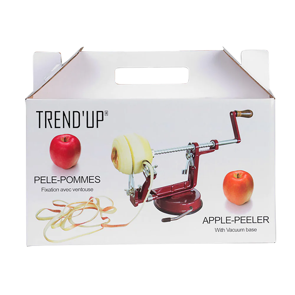 Pèle pommes à ventouse rouge Trend'up