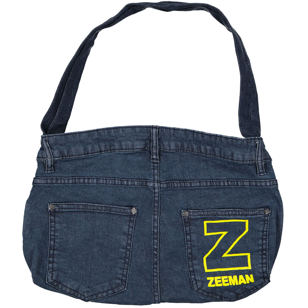 Schoudertas Zeeman x Oxious Denimblauw kopen? Goed en goedkoop